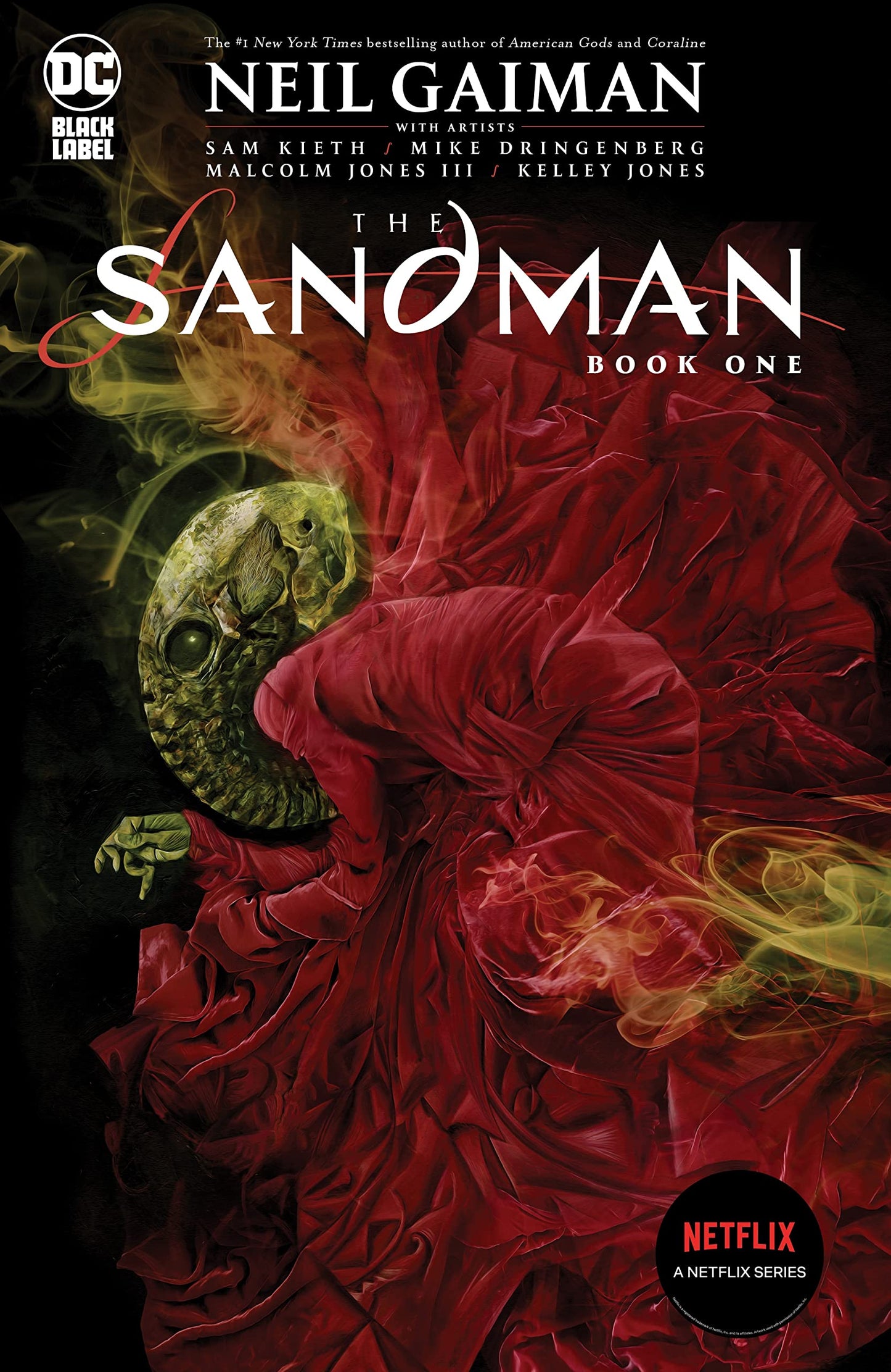 Book cover of The Sandman by Neil Gaiman (Writer), Sam Kieth (Artist), Mike Dringenberg (Artist), Malcolm Jones III (Artist), Kelley Jones (Artist), Chris Bachalo (Artist), Michael Zulli (Artist), Steve Parkhouse (Artist), Charles Vess (Artist), Colleen Doran (Artist), Daniel Vozzo (Colorist), Steve Oliff (Colorist), Todd Klein (Letterer), Dave McKean (Cover artist)