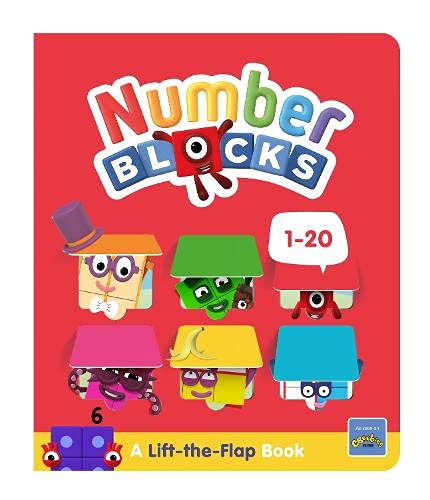 Book cover of Numberblocks 1-20: A Lift the Flap Book by Sweet Cherry Publishing