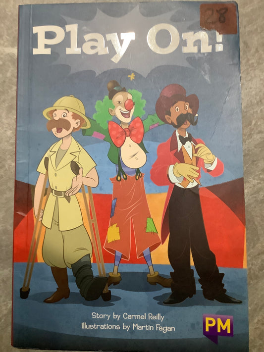 Book cover of Play On! by Carmel Reilly