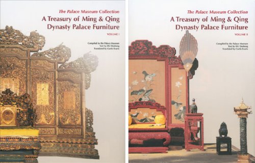 Book cover of A Treasury Of Ming And Qing Dynasty Palace Furniture From The Palace Museum Collection by Desheng Hu, Curtis Evarts (Ed.)