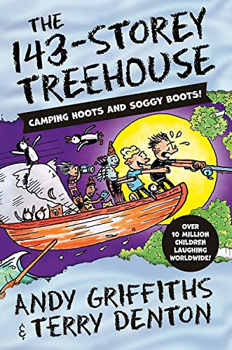 Book cover of The 143-Storey Treehouse by Andy Griffiths