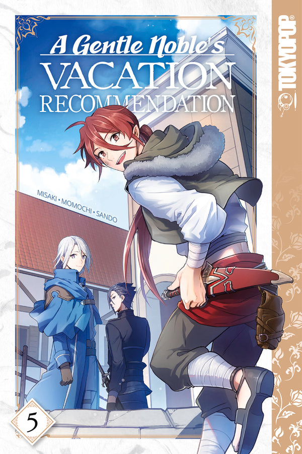 Book cover of A Gentle Noble's Vacation Recommendation, Volume 5 by Misaki . (Original Creator), Momochi (Artist), Sando (Original Character Design)
