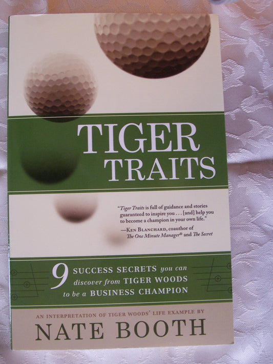 Book cover of Tiger Traits by Nate Booth