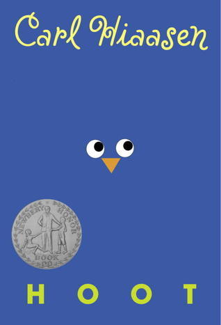 Book cover of Hoot by Carl Hiaasen