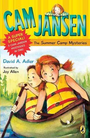 Book cover of The Summer Camp Mysteries by David A. Adler, Joy Allen (Illus.)