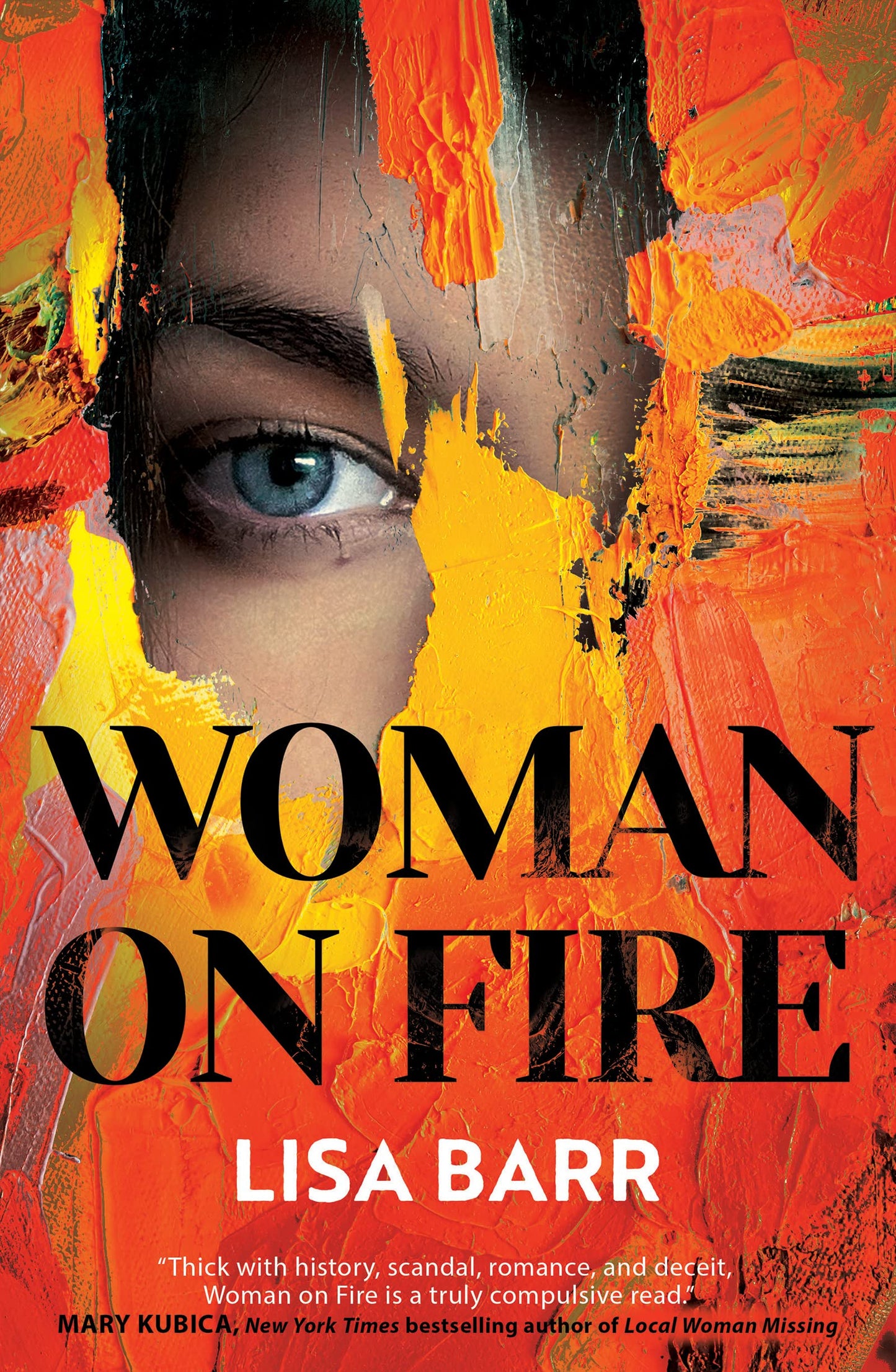 Book cover of Woman On Fire by Lisa Barr