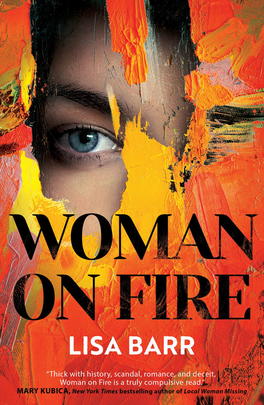 Book cover of Woman On Fire by Lisa Barr
