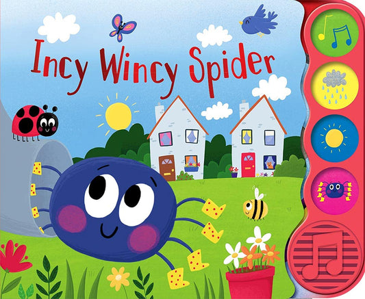 Book cover of Incy Wincy Spider Sound Book by Annie Murray