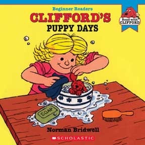 Book cover of Clifford's Puppy Days by Norman Bridwell