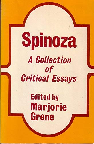 Book cover of Spinoza: A Collection Of Critical Essays by Marjorie Grene