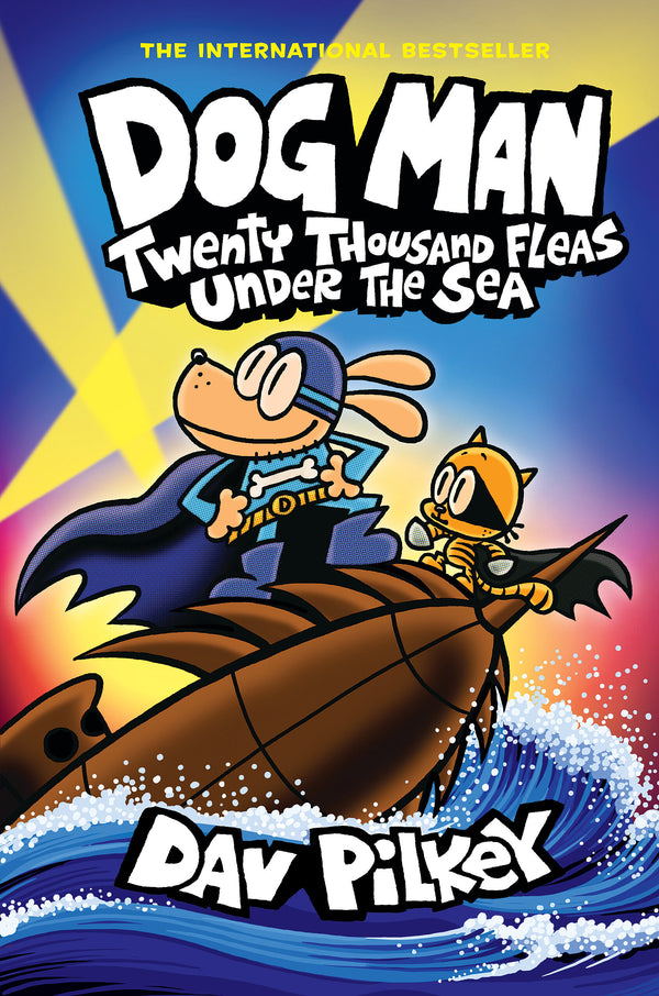 Book cover of Twenty Thousand Fleas Under The Sea by Dav Pilkey