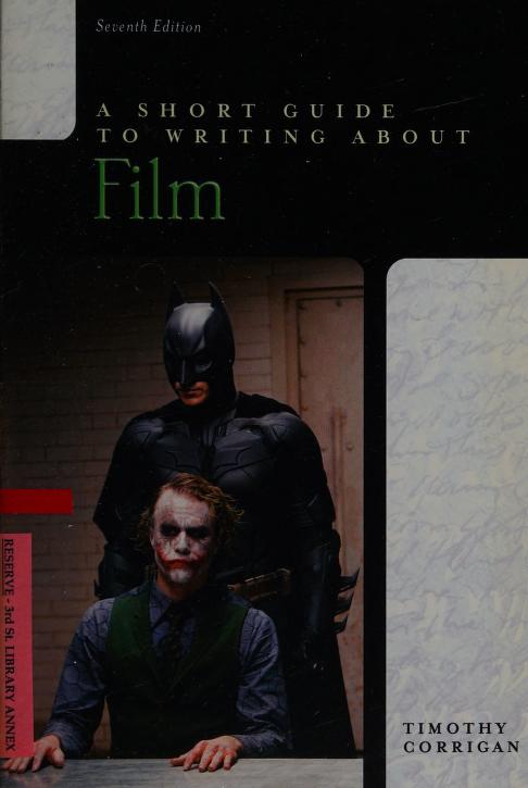 Book cover of A Short Guide to Writing About Film by Timothy Corrigan