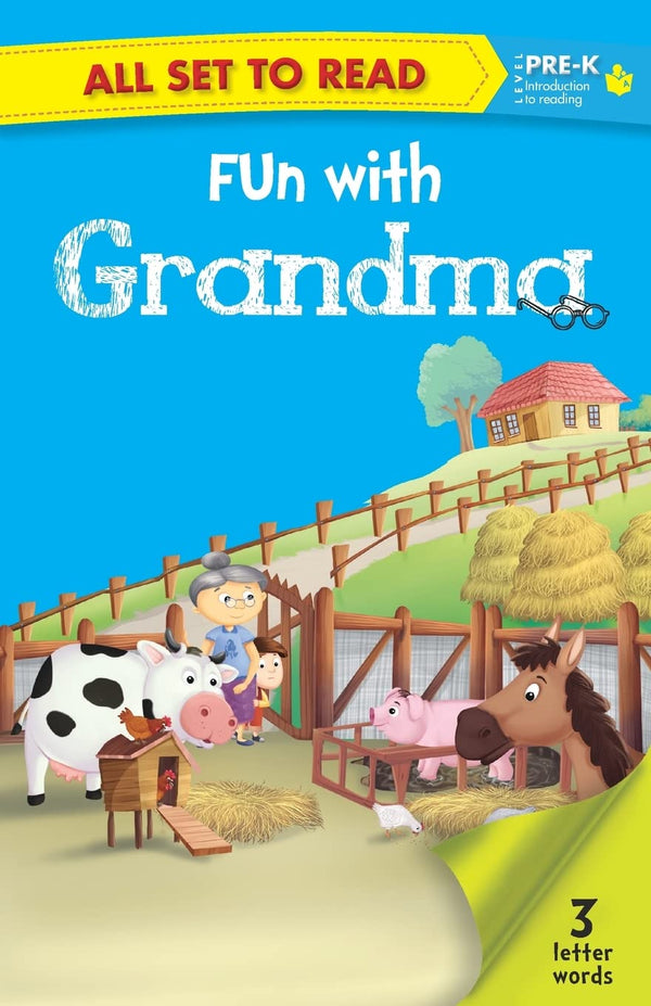 Book cover of All Set To Read PRE K Fun With Grandma by N.A.