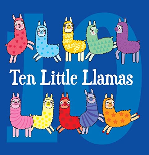 Book cover of Ten Little Llamas by Page Publications
