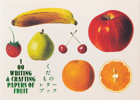 Book cover of 100 Writing & Crafting Papers of Fruit (PIE 100 Writing & Crafting Papers Series) by Idea Oshima (designer)