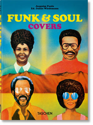 Book cover of Funk & Soul Covers by Joaquim Paulo, Julius Wiedemann (Ed.)