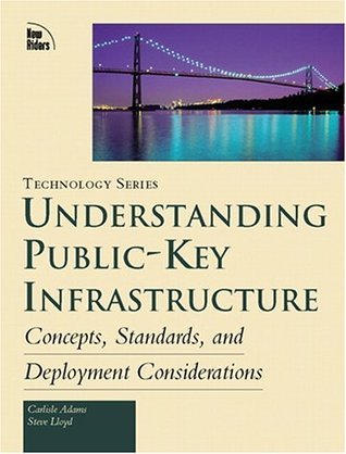 Book cover of Understanding The Public-Key Infrastructure: Concepts, Standards, And Deployment Considerations by Steve Lloyd, Carlisle Adams