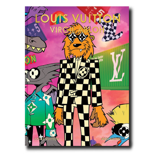 Book cover of Louis Vuitton: Virgil Abloh (Classic Cartoon Cover) - Assouline Coffee Table Book by Anders Christian Madsen