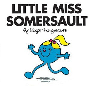 Book cover of Little Miss Somersault by Roger Hargreaves