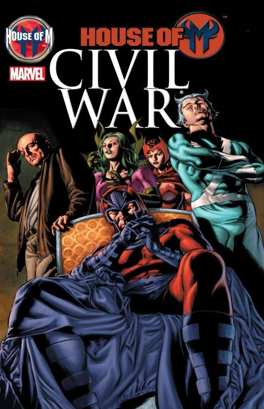 Book cover of Civil War: House Of M by Christos Gage, Andrea Vito (Illus.)
