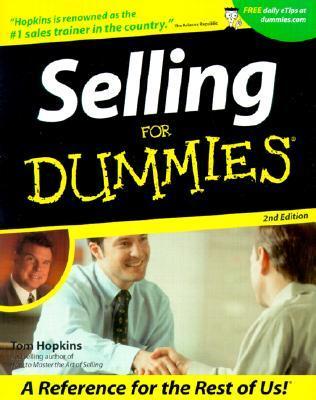 Book cover of Selling For Dummies by Tom Hopkins