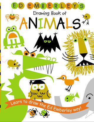 Book cover of Ed Emberley's Drawing Book Of Animals by Ed Emberley