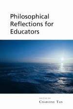 Book cover of Philosophical Reflections for Educators by Charlene Tan