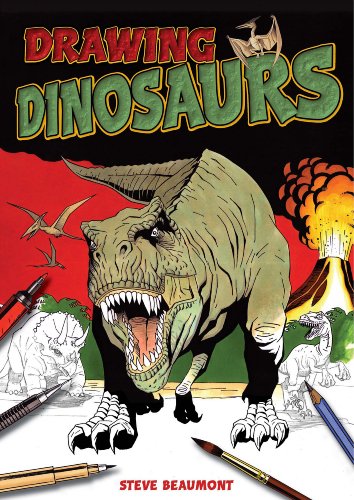 Book cover of Drawing Dinosaurs by beaumont-steve