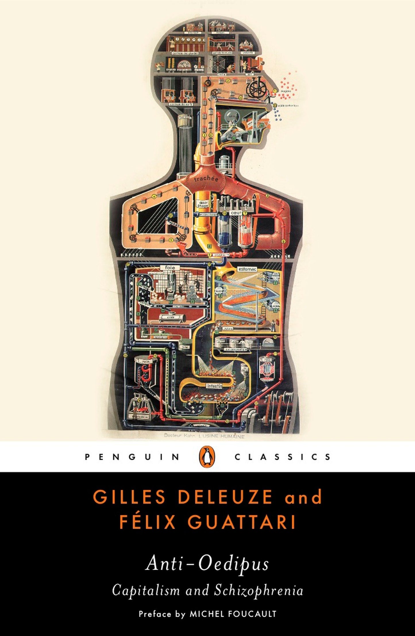 Book cover of Anti-Oedipus: Capitalism And Schizophrenia by Gilles Deleuze, Félix Guattari, Robert Hurley (Trans.), Mark Seem (Trans.), Helen R. Lane (Trans.), Michel Foucault (Preface)