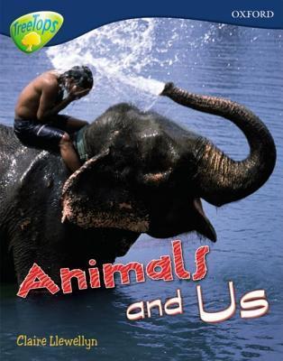 Book cover of Animals And Us by Mick Gowar, Claire Llewellyn, Sarah Fleming, Rebecca Heddle, Elaine Conham