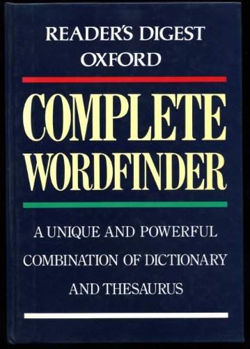 Book cover of Oxford Complete Wordfinder by Reader's Digest Association, Sara Tulloch