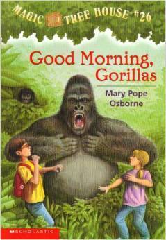 Book cover of Good Morning, Gorillas by Mary Pope Osborne, Salvatore Murdocca (Illus.)