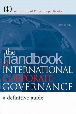 Book cover of The Handbook of International Corporate Governance: A Definitive Guide by Institute of Directors