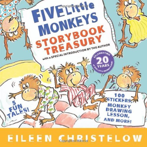 Book cover of Five Little Monkeys Storybook Treasury by Eileen Christelow