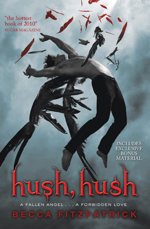 Book cover of Hush, Hush by Becca Fitzpatrick