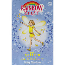 Book cover of Saffron The Yellow Fairy by Daisy Meadows, Georgie Ripper (Illus.)