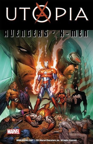 Book cover of Avengers/Uncanny X-Men: Utopia by Matt Fraction, Marc Silvestri, Terry Dodson (Illus.), Luke Ross (Illus.), Mike Deodato (Illus.)