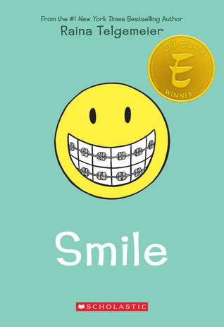 Book cover of Smile by Raina Telgemeier