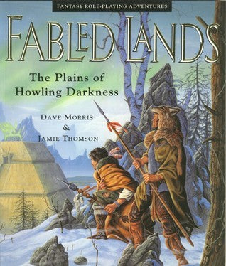 Book cover of Plains Of Howling Darkness by Dave Morris, Jamie Thomson