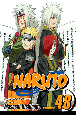 Book cover of Naruto, Vol. 48: The Cheering Village by Masashi Kishimoto