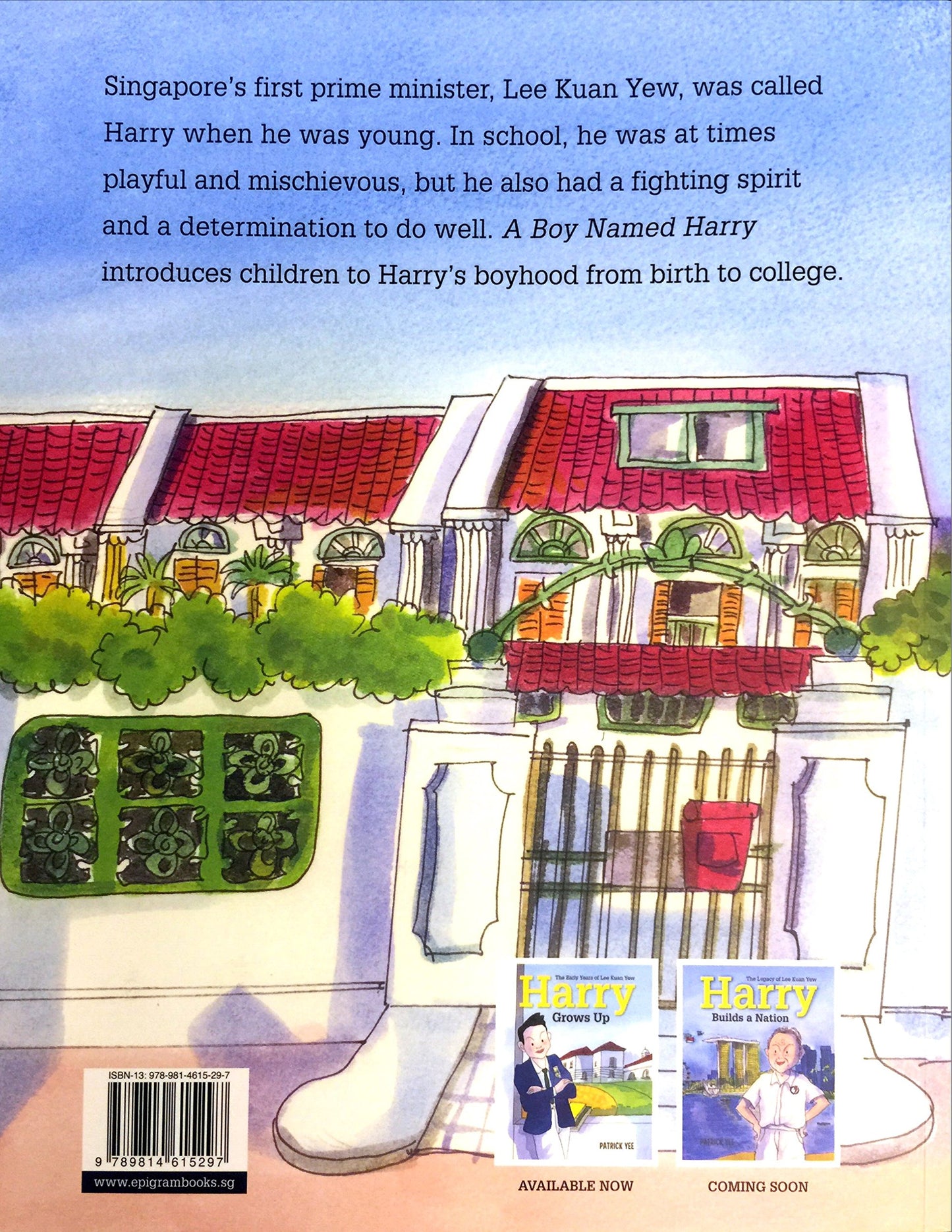 Book cover of A Boy Named Harry by Patrick Yee (illustrator)