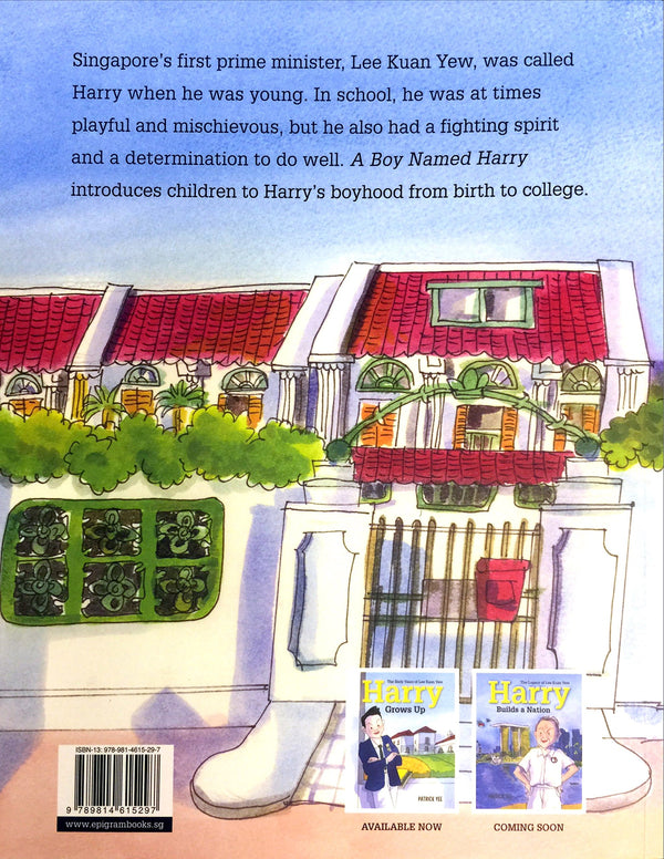 Book cover of A Boy Named Harry by Patrick Yee (illustrator)