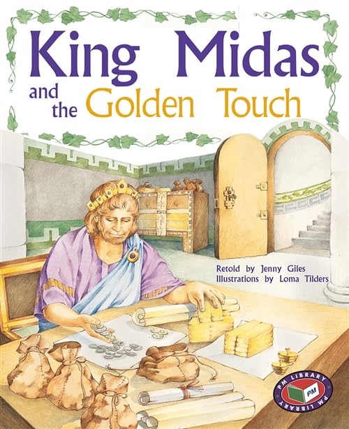 Book cover of King Midas and the Golden Touch by Unknown