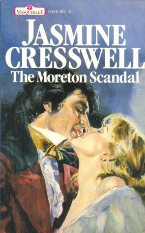 Book cover of The Moreton Scandal by Jasmine Cresswell