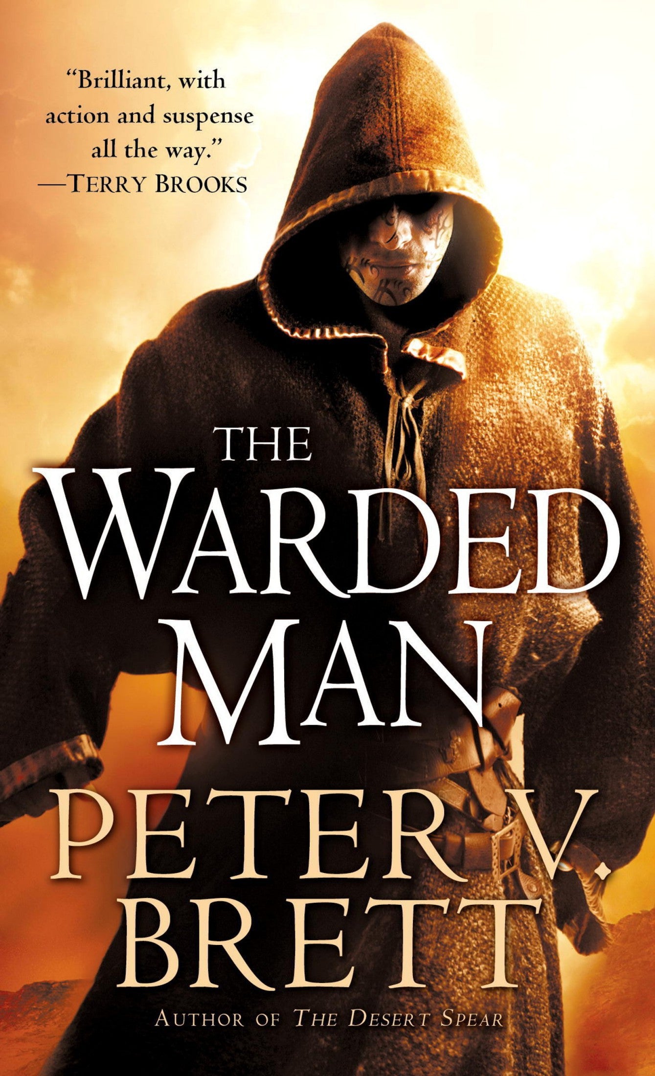 Book cover of The Warded Man by Peter V. Brett
