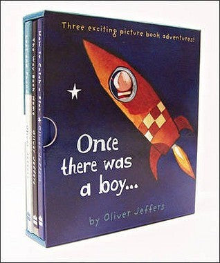 Book cover of Once There Was a Boy by Oliver Jeffers