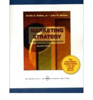 Book cover of Marketing Strategy: A Decision-Focused Approach by Jr. Walker Orville C.