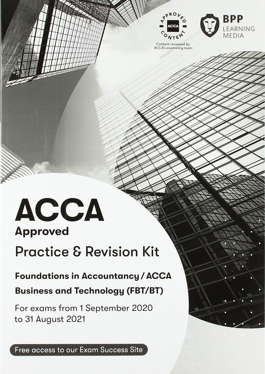 Book cover of FIA Business & Technology FBT ACCA F1 by BPP Learning Media