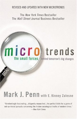 Book cover of Microtrends: The Small Forces Behind Tomorrow's Big Changes by Mark J. Penn, E. Kinney Zalesne