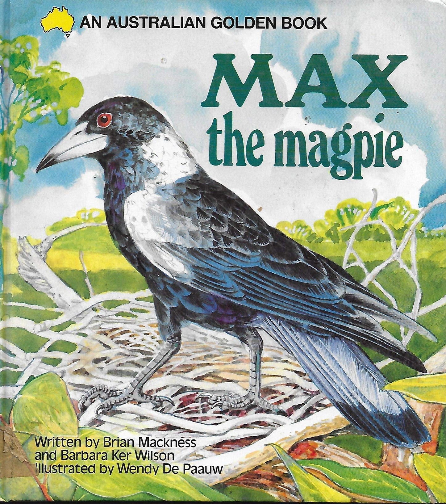 Book cover of Max The Magpie by Brian Mackness